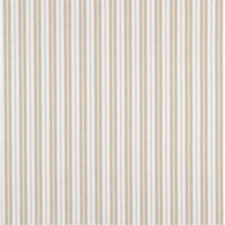 Designer Fabrics B460 54 In. Wide Beige; Ticking Striped Indoor & Outdoor Marine Scotchgard Acrylic Upholstery Fabric